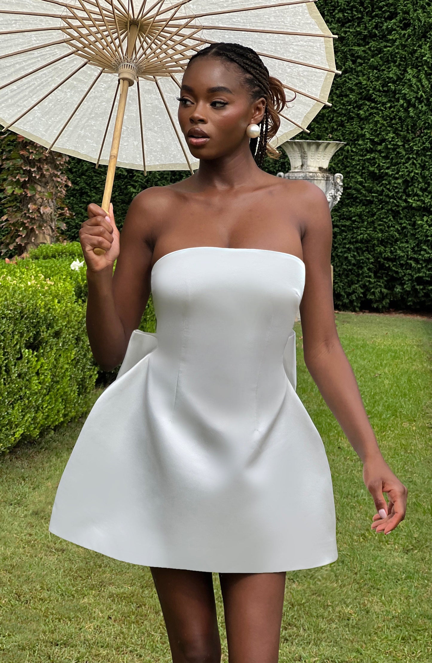 Abbey Mini Dress - Ivory